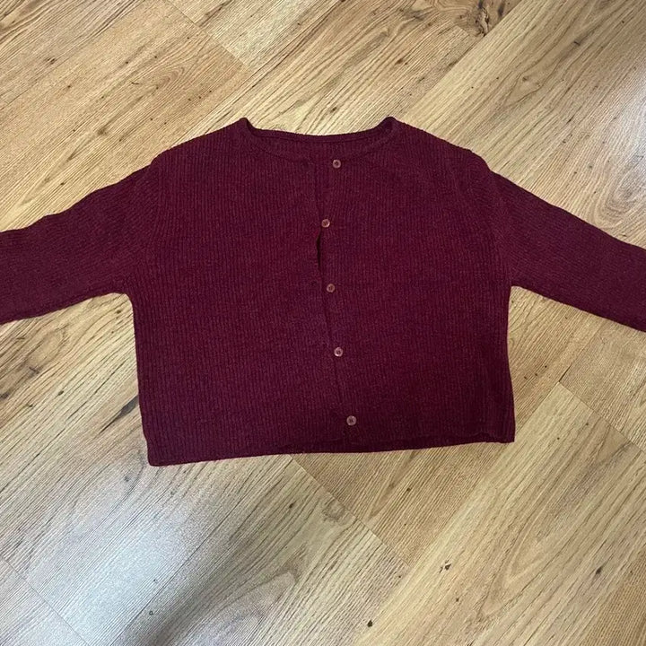 [BUNJANG] Burgundy Cardigan / 버건디 가디건