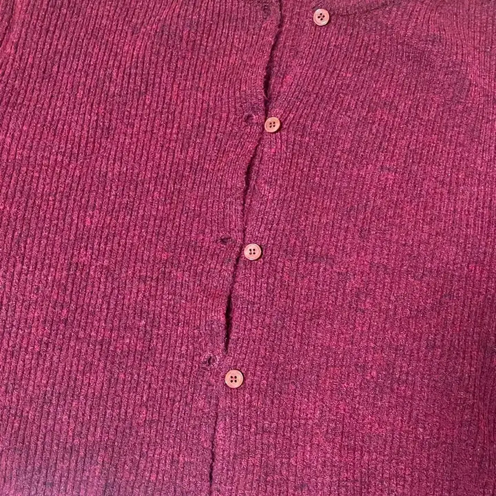 [BUNJANG] Burgundy Cardigan / 버건디 가디건