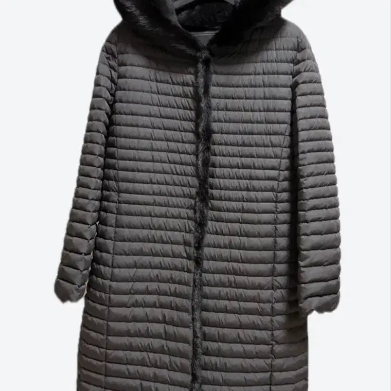[BUNJANG] DECIDER Mink Fur Hooded Goose Down Long Padding Coat / (새상품)데시데 밍크 퍼 후드  구스 롱 패딩  코트