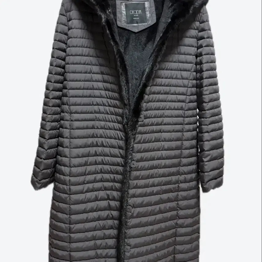[BUNJANG] DECIDER Mink Fur Hooded Goose Down Long Padding Coat / (새상품)데시데 밍크 퍼 후드  구스 롱 패딩  코트