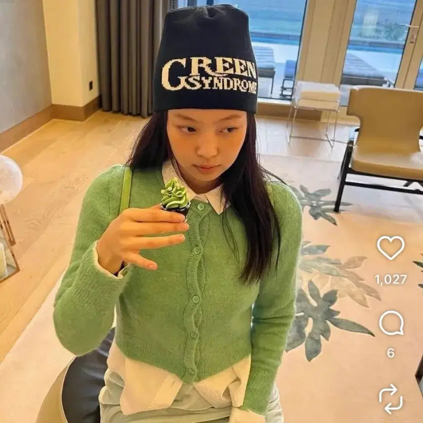 [BUNJANG] Green Syndrome Jennie Beanie / 그린신드롬 비니 제니비니