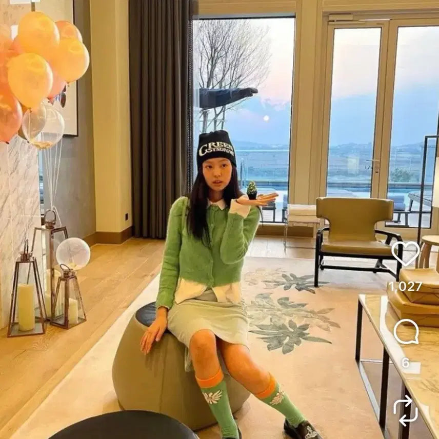 [BUNJANG] Green Syndrome Jennie Beanie / 그린신드롬 비니 제니비니