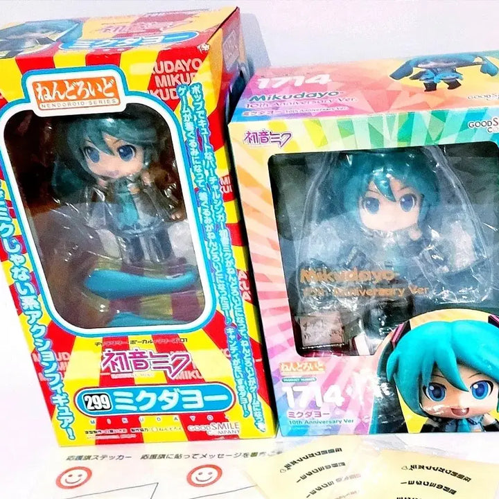 [BUNJANG] Hatsune Miku 1714 299 Nendoroid Figure Bundle Set / 일괄 미쿠다요 넨도 1714 299 하츠네 미쿠 고전 피규어 프로젝트디바