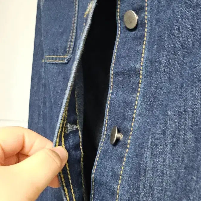 [BUNJANG] A-Line Denim Long Skirt / (새상품)청 데님 A라인 롱 스커트