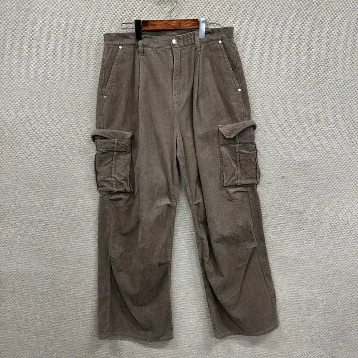 [SOLD OUT] 수아레 골덴 코듀로이 카고 와이드팬츠 바지 31인치 M09151