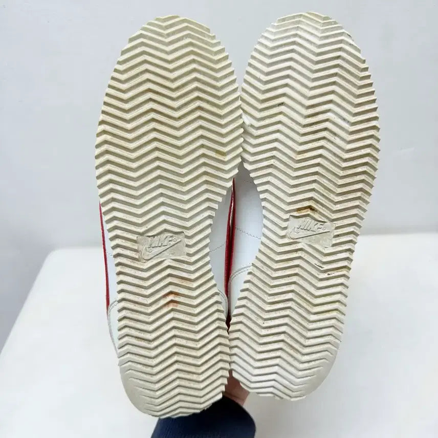 [BUNJANG] Nike Cortez White Red Sneakers / (250)나이키 운동화 코르테즈 화이트레드