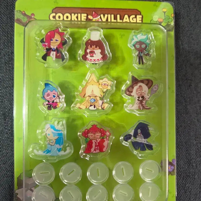 [BUNJANG] Cookie Run Kingdom Village Acrylic Mini Figure Bundle Set / 쿠키런 킹덤 굿즈 일괄