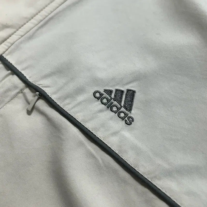 [BUNJANG] Adidas 90s Beige Windbreaker Jacket / 아디다스 90s 베이지 바람막이 자켓