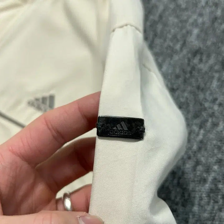 [BUNJANG] Adidas 90s Beige Windbreaker Jacket / 아디다스 90s 베이지 바람막이 자켓