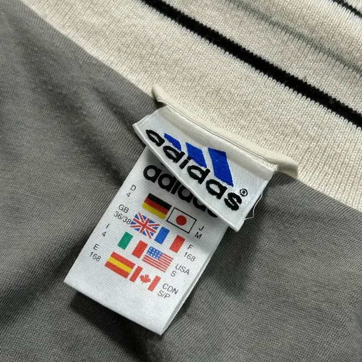 [BUNJANG] Adidas 90s Beige Windbreaker Jacket / 아디다스 90s 베이지 바람막이 자켓