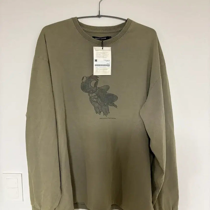 [BUNJANG] Hatching Room VTG Blue Dragon Tee - Washed Olive / 해칭룸 VTG Blue Dragon Tee Washed Olive