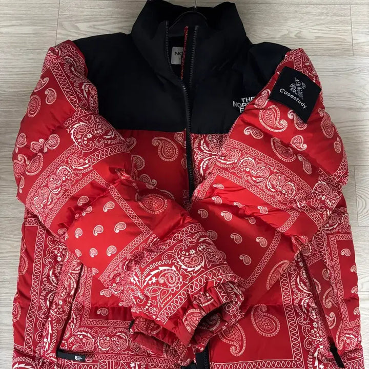 [BUNJANG] The North Face Case Study Padded Jacket Red XL / 노스페이스 케이스 스터디 패딩 레드 XL 판매합니다