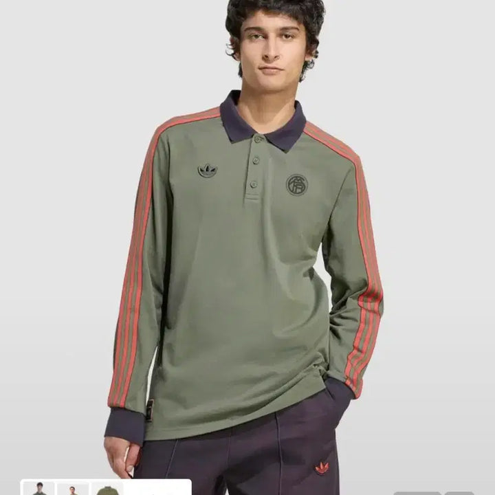 [BUNJANG] Bayern Munich Collar Long Sleeve Shirt / 바이에른 뮌헨 카라 롱 슬리브