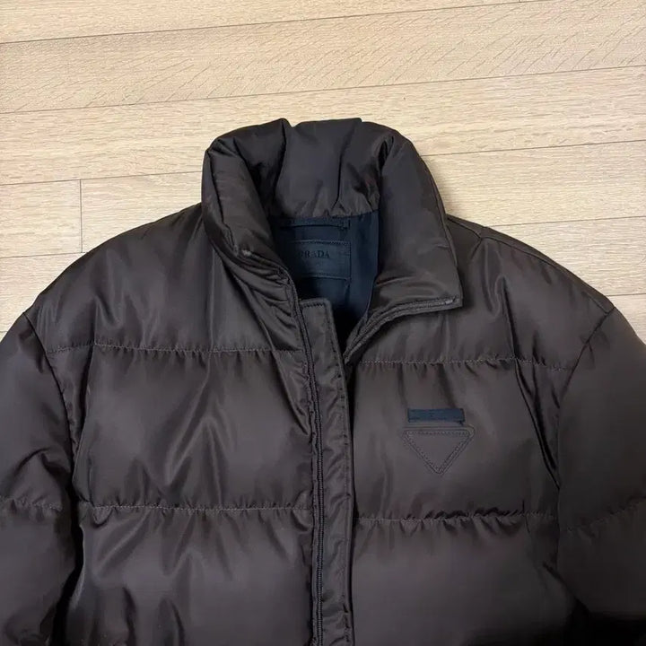 [BUNJANG] Prada Re-Nylon Padded Jacket Brown / 프라다 리나일론 패딩 브라운