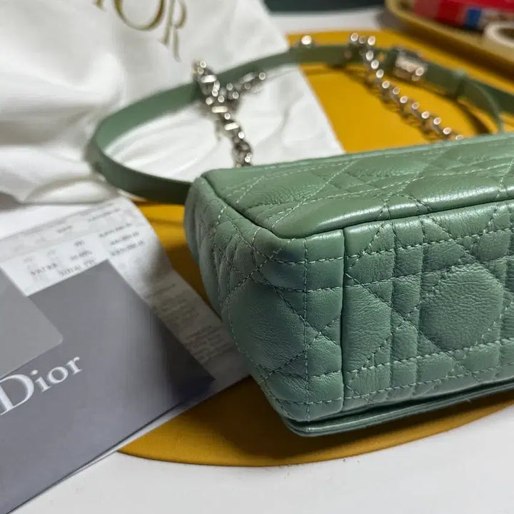 [BUNJANG] Dior Caro Small Mint Green Shoulder Bag / 디올 카로백 스몰 민트그린