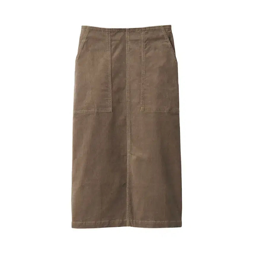 [BUNJANG] MUJI Corduroy Slim Skirt - Size L / 무인양품 코듀로이 슬림 스커트 L사이즈