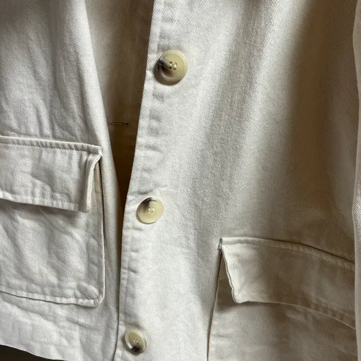 [BUNJANG] J2U Ivory Spring Autumn Jacket / 제이투유 아이보리 봄 가을 자켓