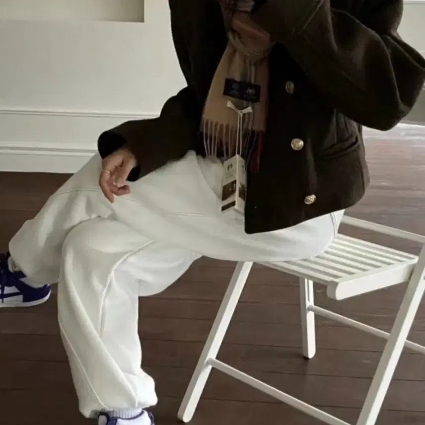 [BUNJANG] Mark Drew Double Gold Blazer Navy / 마크들리 더블 금장자켓 네이비