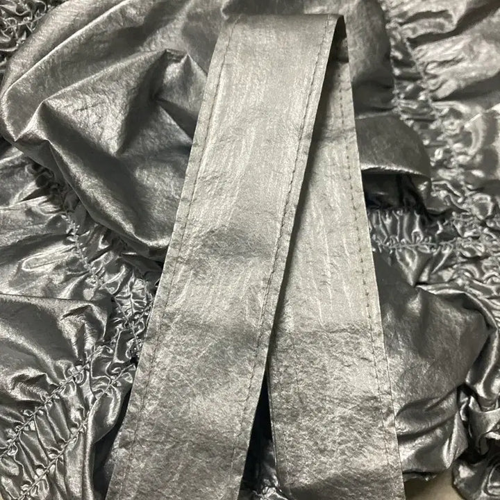 [SOLD OUT] 엔오르 가방 크링클백 실버 에코백