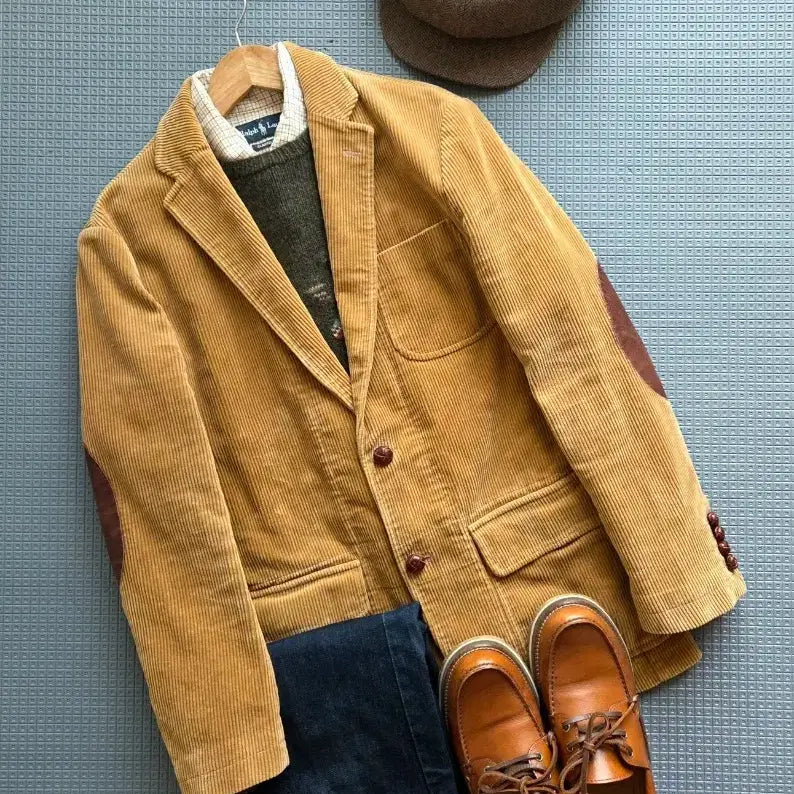 [BUNJANG] Polo Ralph Lauren Corduroy Jacket / 폴로 랄프로렌 카멜브라운 코듀로이 자켓