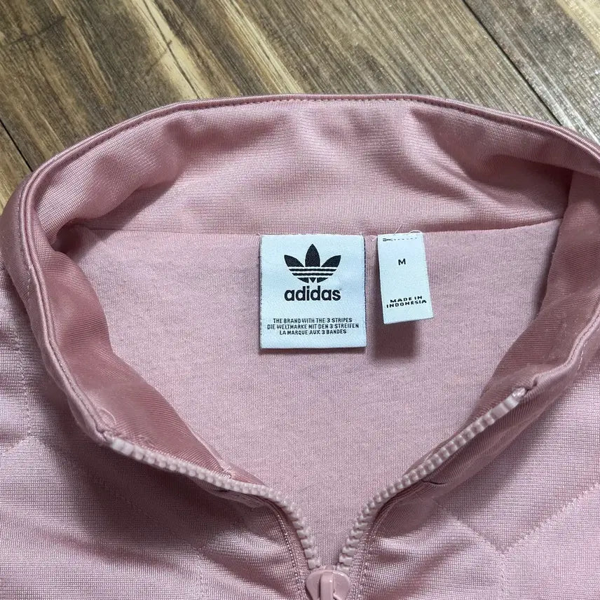 [BUNJANG] Adidas Quilted Crop Anorak Half-Zip Sweatshirt / 아디다스 누빔 크롭 아노락 반집업 맨투맨