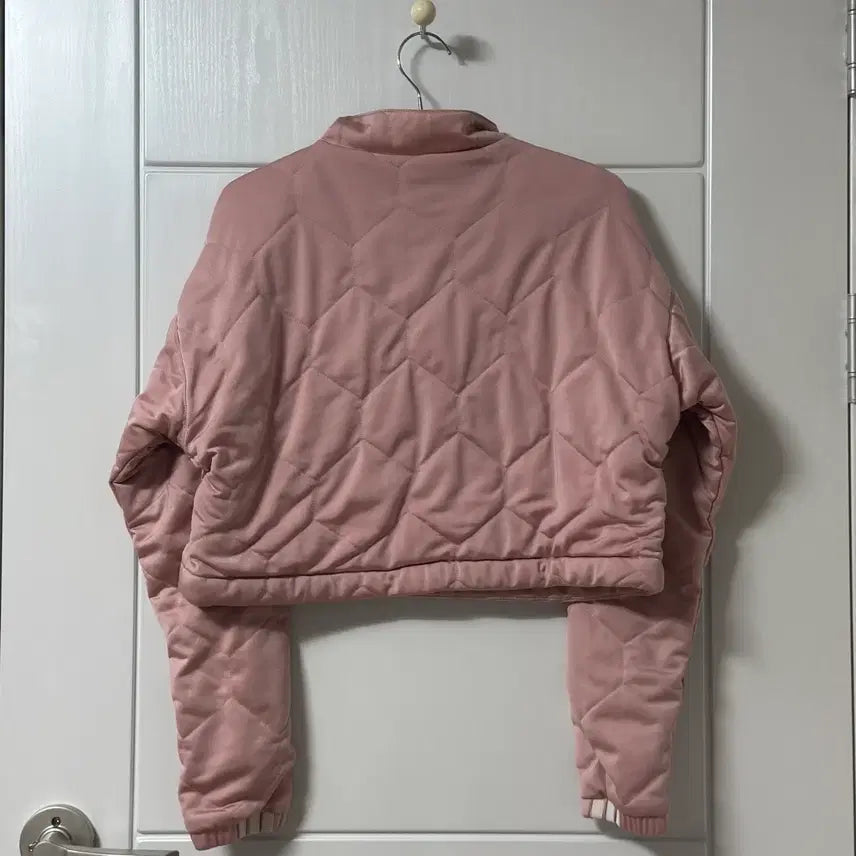 [BUNJANG] Adidas Quilted Crop Anorak Half-Zip Sweatshirt / 아디다스 누빔 크롭 아노락 반집업 맨투맨
