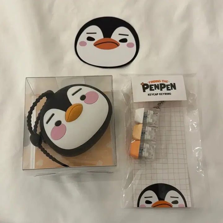 [SOLD OUT] 준호 펭펭이 팝업 베이비펭 동전지갑 파우치 + 키캡 키링 미개봉 새상품
