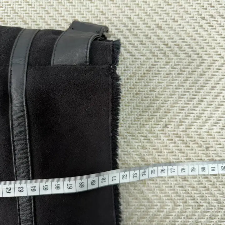 [BUNJANG] Lee Black Suede Jacket (Size 95) / 정품) Lee 리 무스탕 블랙 스웨이드 자켓 95