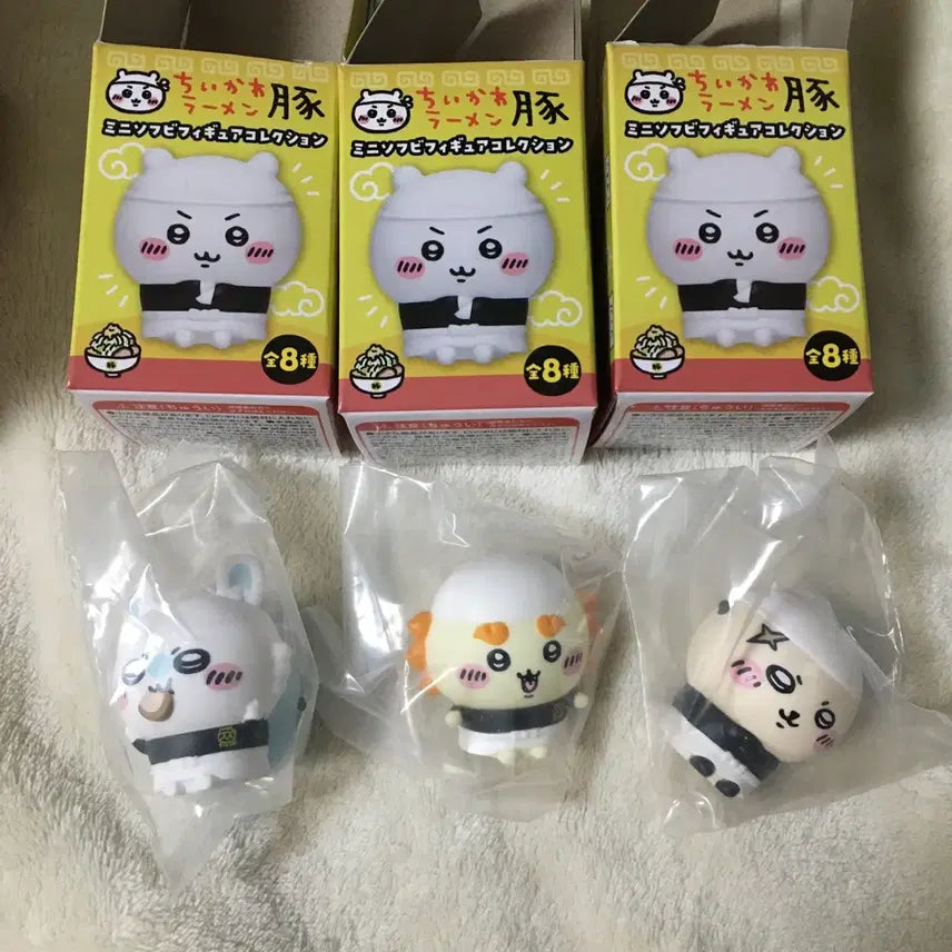 [BUNJANG] Chikawa Market Sofvi Ramen Figure Bundle Set / 치이카와마켓 소프비 라멘 피규어 모몽가 랏코 시사
