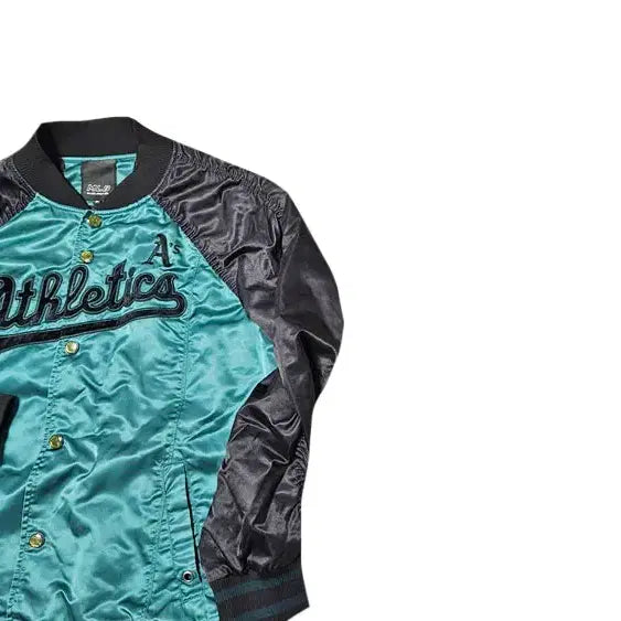 [BUNJANG] MLB Street Athletics Big Logo Jacket / MLB 스트릿 애슬레틱스 빅로고 야구 자켓