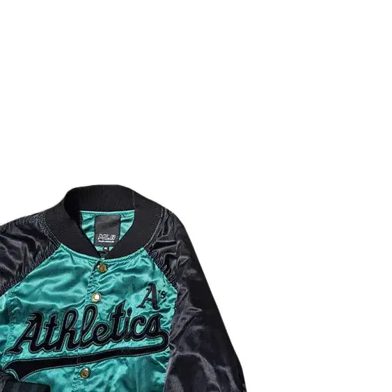 [BUNJANG] MLB Street Athletics Big Logo Jacket / MLB 스트릿 애슬레틱스 빅로고 야구 자켓