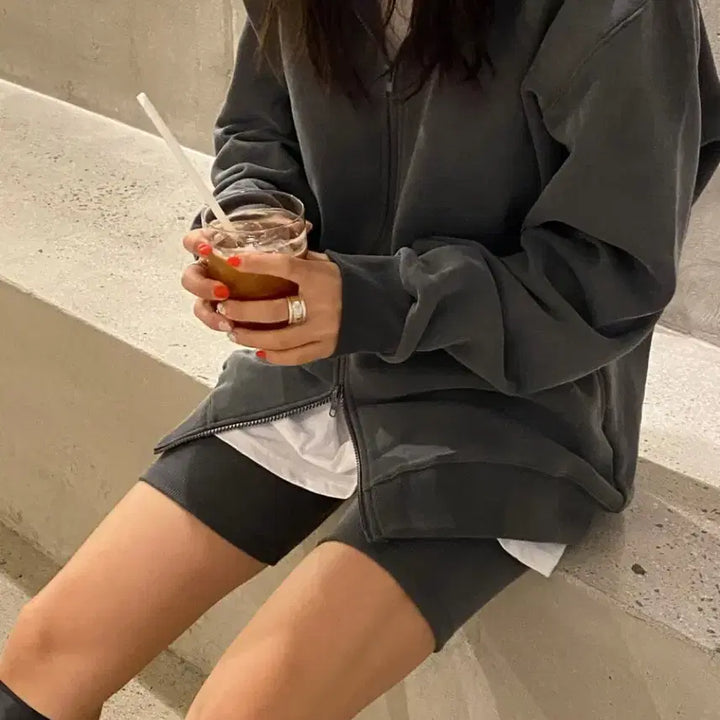 [BUNJANG] We Are Dunk Charcoal Hoodie Set / 위아 덩크 후드 세트 차콜