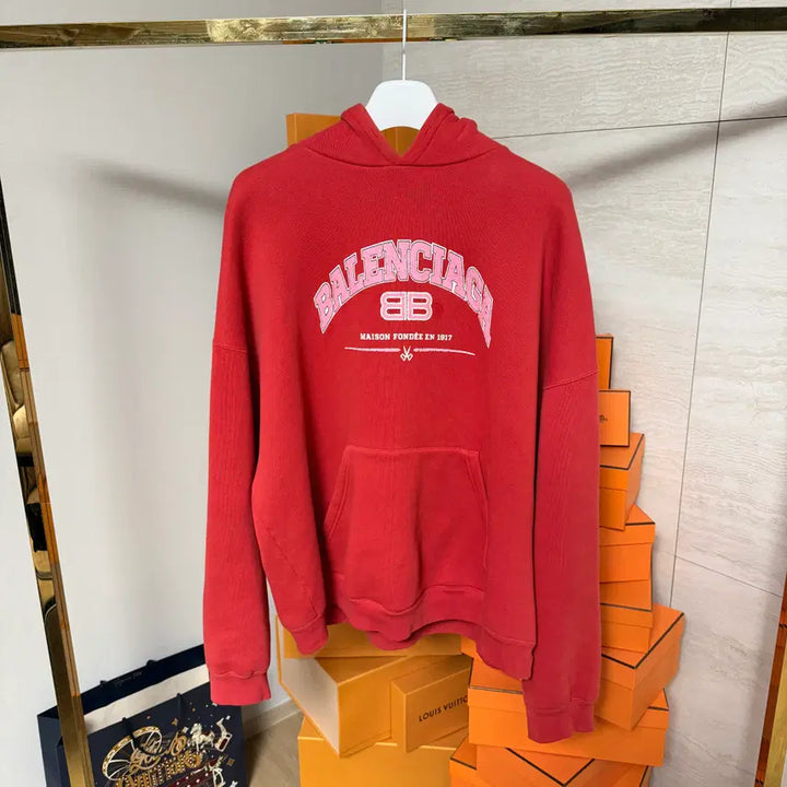 [BUNJANG] Balenciaga BB Logo Hoodie / [4사이즈]발렌시아가 BB로고 후드티