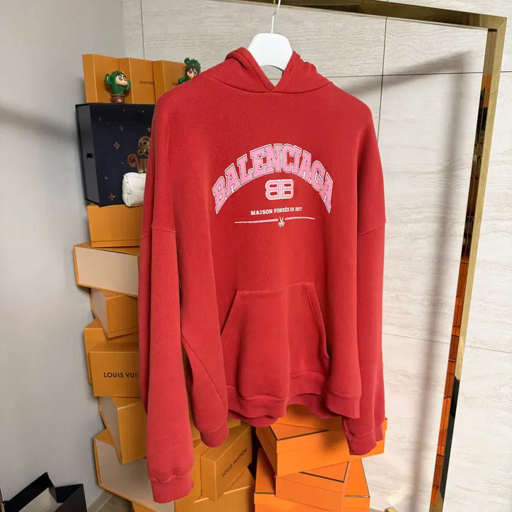 [BUNJANG] Balenciaga BB Logo Hoodie / [4사이즈]발렌시아가 BB로고 후드티
