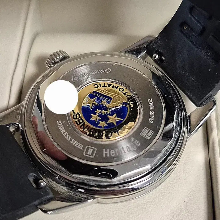 [BUNJANG] Longines Conquest Heritage Black Dial 35mm / 론진 콘퀘스트 헤리티지 검판 35MM