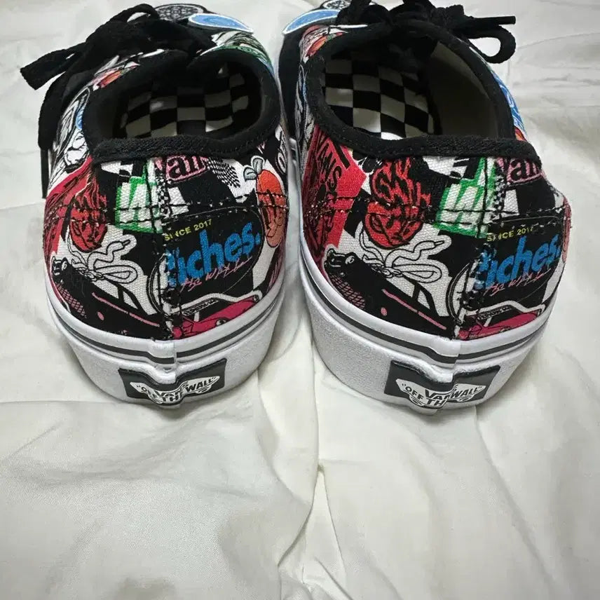 [BUNJANG] Authentic X Peaches Sneakers / 반스 Authentic X Peaches 콜라보 스니커즈