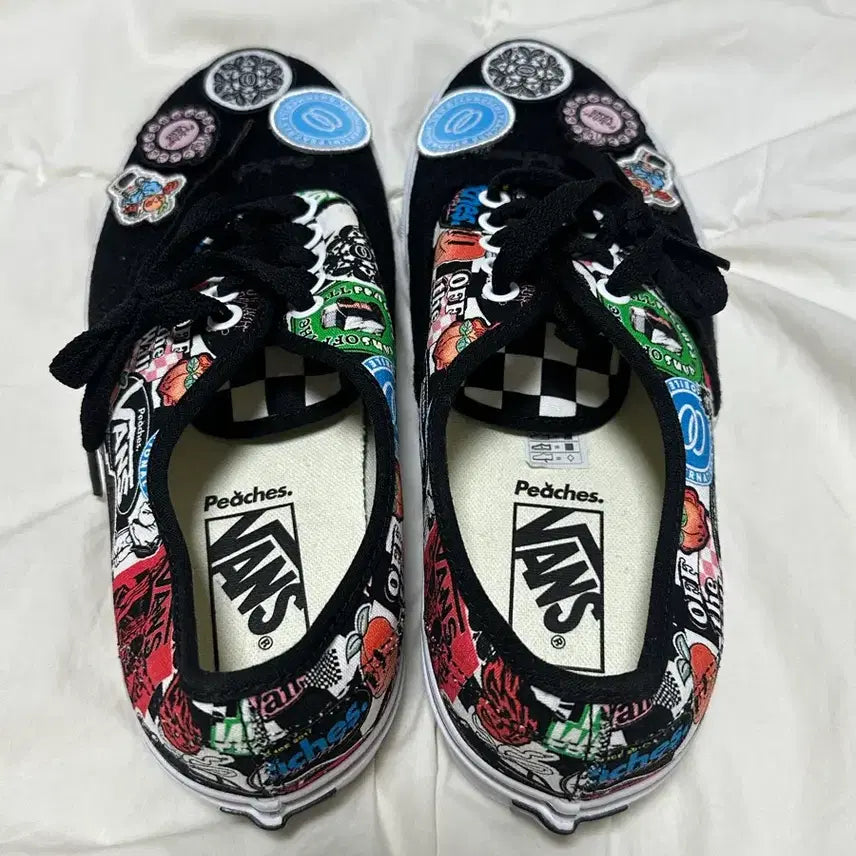 [BUNJANG] Authentic X Peaches Sneakers / 반스 Authentic X Peaches 콜라보 스니커즈