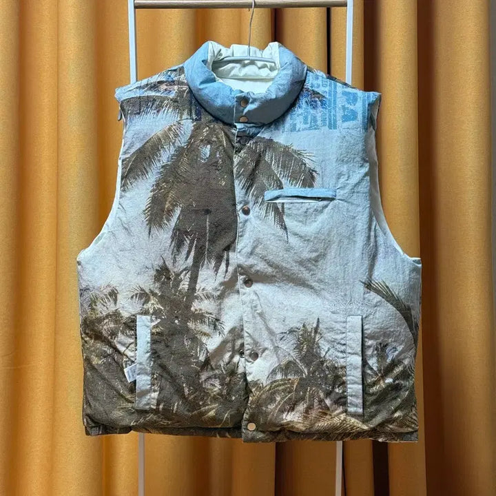 [BUNJANG] Stussy Peter Sutherland Reversible Down Vest / [L] 스투시 피터 서덜랜드 리버시블 다운 베스트