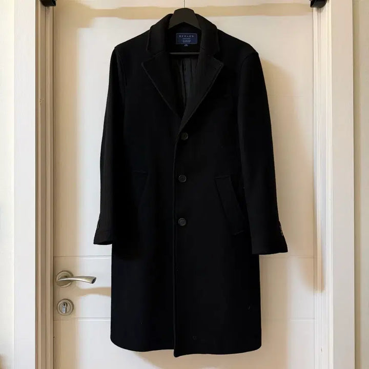 [BUNJANG] Beslow Black Single Coat S / Beslow 비슬로우 블랙 싱글코트 S