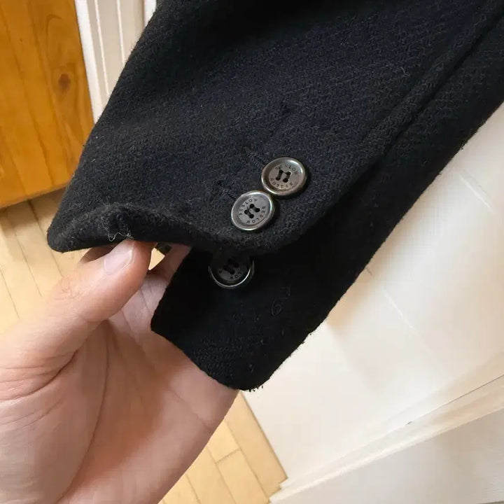 [BUNJANG] Beslow Black Single Coat S / Beslow 비슬로우 블랙 싱글코트 S