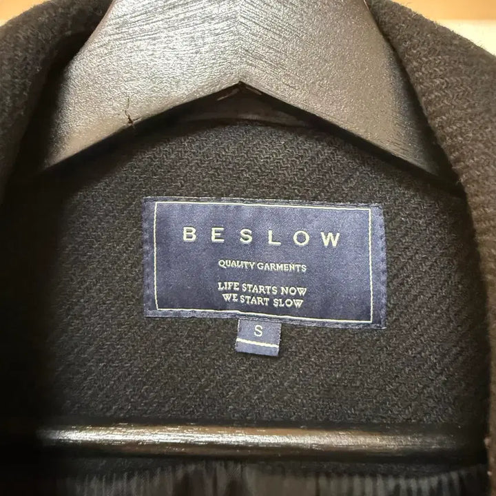 [BUNJANG] Beslow Black Single Coat S / Beslow 비슬로우 블랙 싱글코트 S