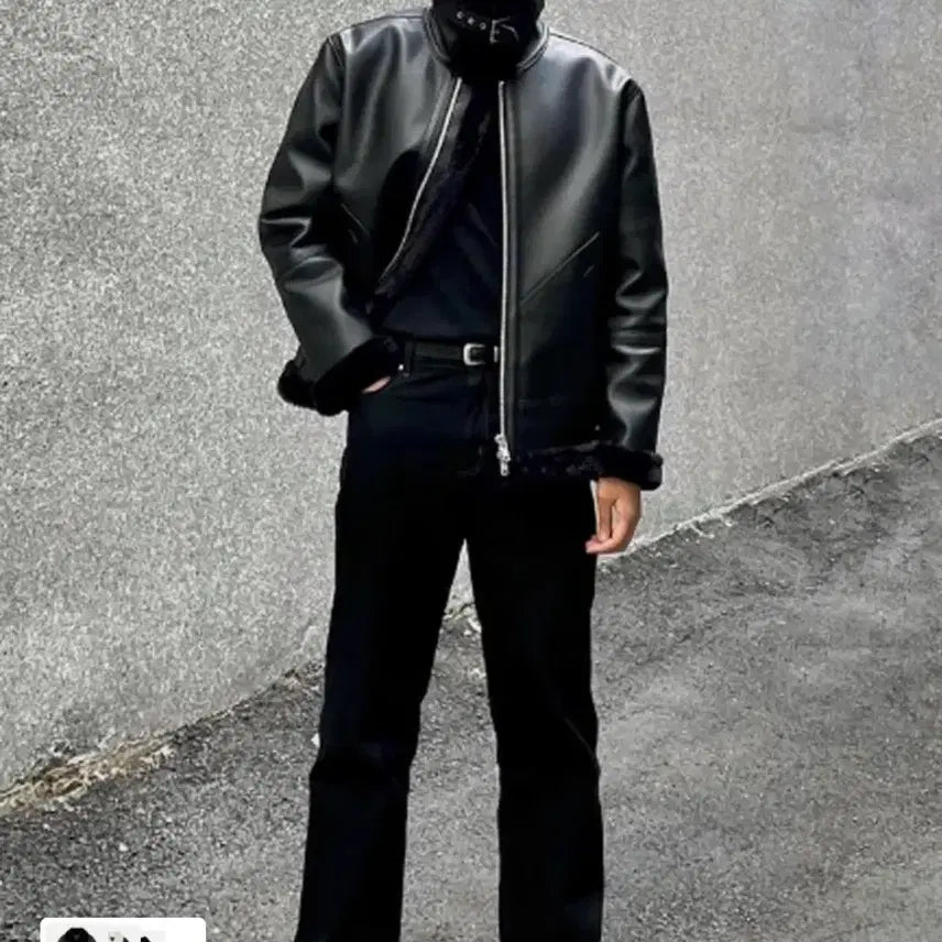 [BUNJANG] Dope Jason Solid Mutton Jacket (Mustang Jacket) / [도프제이슨] 솔리드 무톤자켓 (무스탕자켓)(새제품)