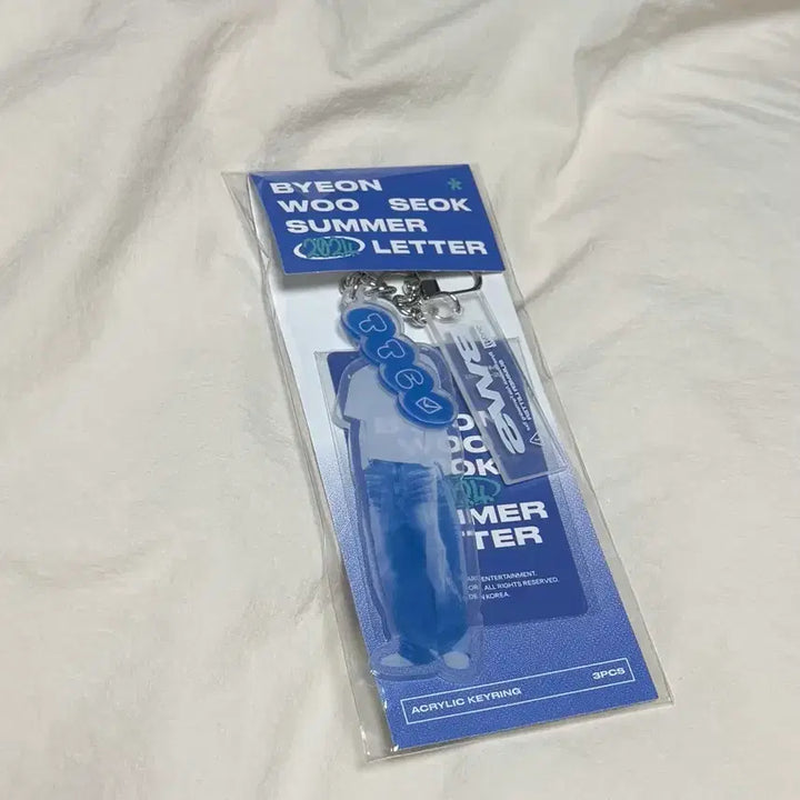 [BUNJANG] Byeon Woo Seok Summer Letter Acrylic Keyring / 변우석 Summer Letter 아크릴 키링 굿즈