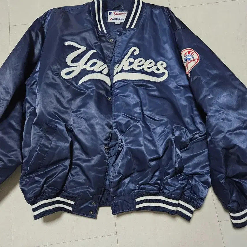 [BUNJANG] Majestic Yankees Stadium Jacket / (5XL)빈티지 80-90 어센틱 마제스틱 양키스 스타디움 자켓