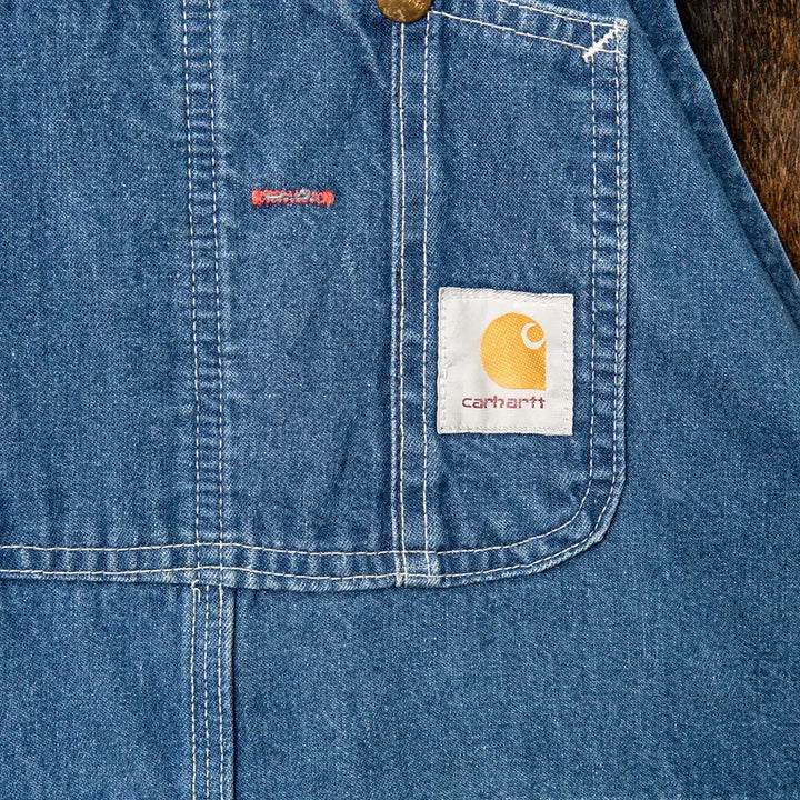 [BUNJANG] Carhartt R08 Bib Denim Overall / [40] 00s 칼하트 USA 메이드 R08 BIB 데님 오버롤