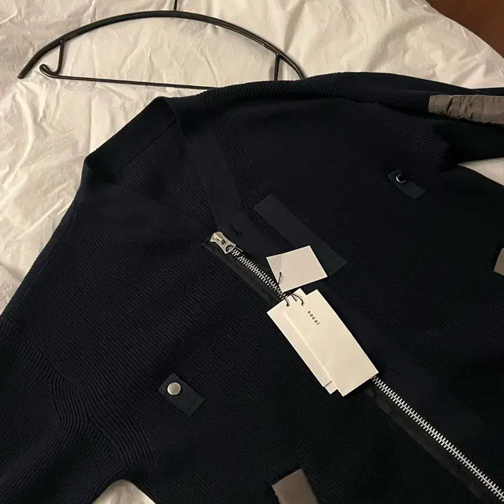 [BUNJANG] Sacai Mix Bomber Cardigan / 사카이 믹스봄버 가디건