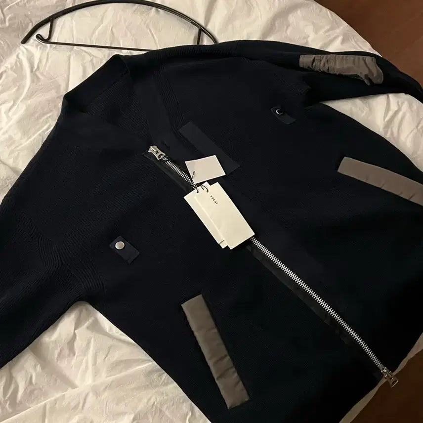 [BUNJANG] Sacai Mix Bomber Cardigan / 사카이 믹스봄버 가디건