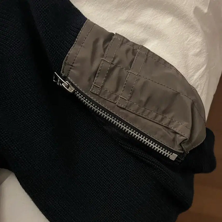 [BUNJANG] Sacai Mix Bomber Cardigan / 사카이 믹스봄버 가디건