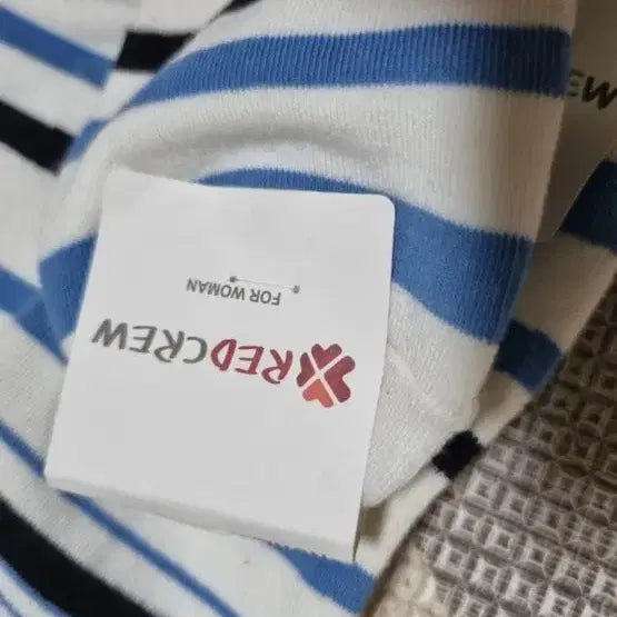 [BUNJANG] Red Crew Striped Socks / 레드크루 여성 스트라이프 양말