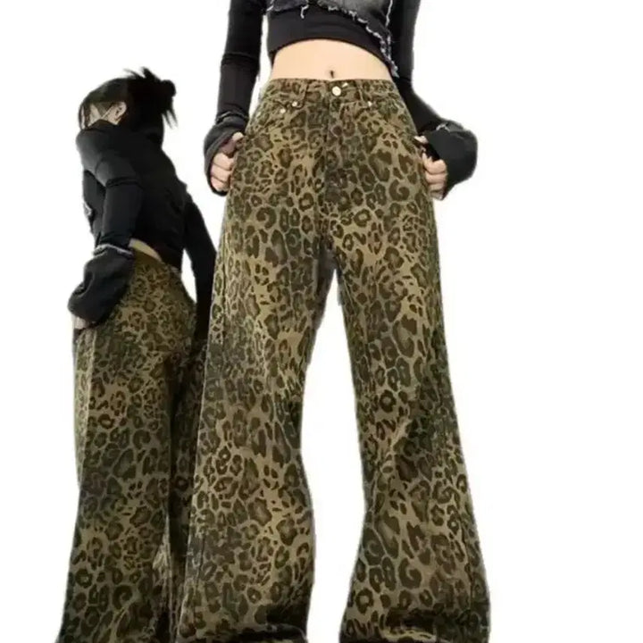 [BUNJANG] Hopping Wide Pants / 핏예쁜 호피 와이드 팬츠